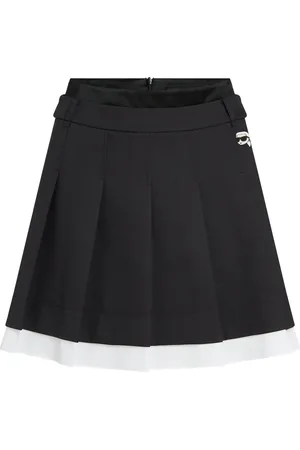 Karl Lagerfeld Falda corta Ikon plisada