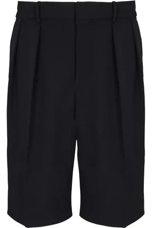 Balmain Shorts en tejido grain de poudre con pinzas