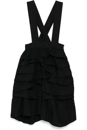 Comme des Garçons Vestido estilo pichi con bordes sin rematar