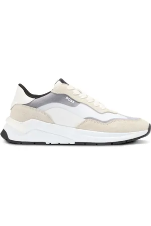 HUGO BOSS Tenis con paneles de gamuza