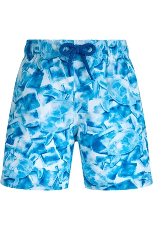 Vilebrequin Shorts de playa Iced Turtles