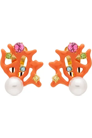 Kenneth Jay Lane Aretes Coral Reef