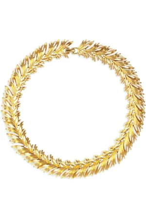 Monet Collar corto con motivo de hojas 1950