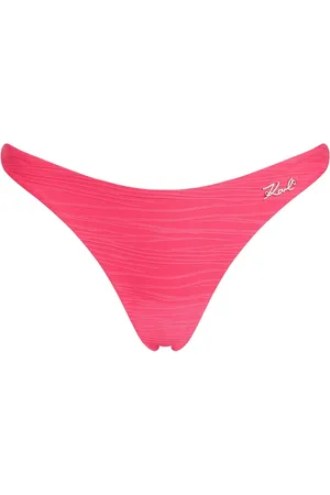Karl Lagerfeld Bikini bottom con placa del logo