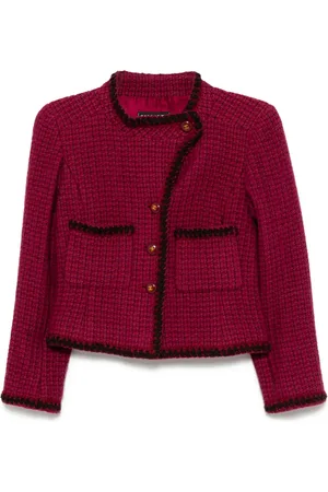 CHANEL Chamarra sin cuello 2001