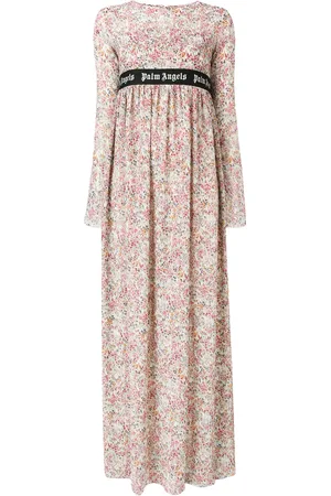 Palm Angels Vestido largo con estampado floral