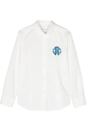 Roberto Cavalli Camisa con logo bordado