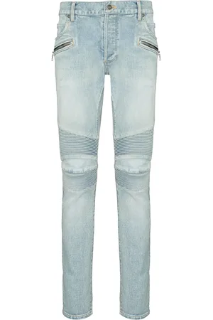 Balmain Jeans biker de corte slim