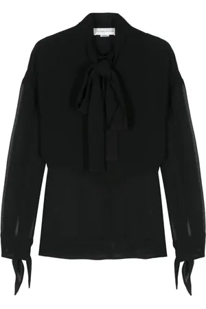 Victoria Beckham Blusa con moño en el cuello
