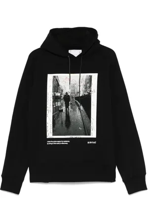 SACAI Sudadera con capucha de algodón