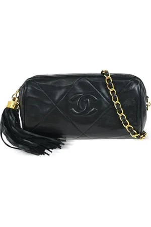 CHANEL Bolso cámara acolchado 1985-1990