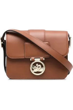 Longchamp Bolsa crossbody Box-Trot con placa del logo