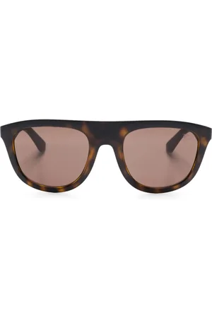 Burberry Lentes de sol con armazón estilo carey
