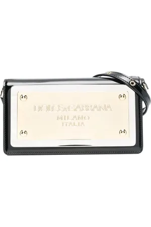 Dolce & Gabbana Bolsa crossbody con placa del logo
