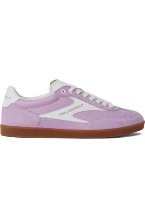 Karl Lagerfeld Tenis con paneles de gamuza