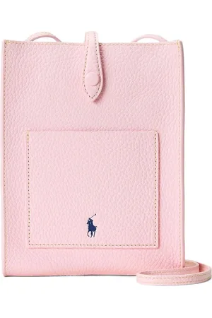Ralph Lauren Bolsa crossbody texturizada de piel