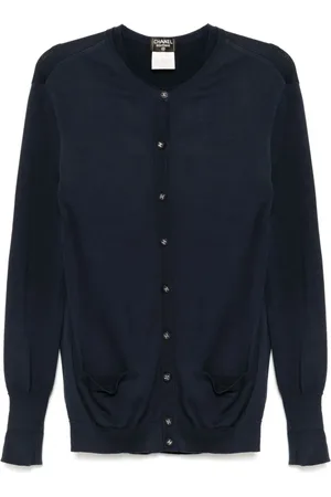 CHANEL Top estilo cárdigan 1996