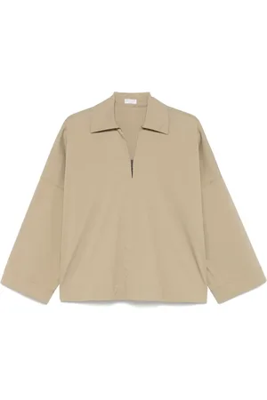 Brunello Cucinelli Blusa con hombros caídos
