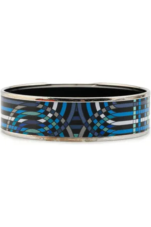 Hermès Pulsera 65 ancha con esmalte del siglo XX