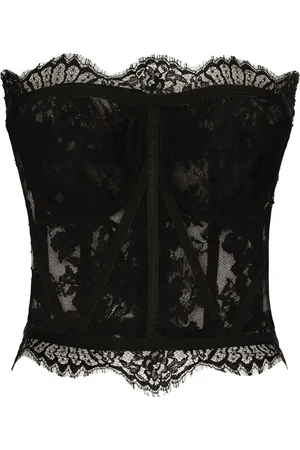Dolce & Gabbana Top estilo bustier de encaje