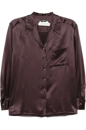 CHANEL Camisa de seda 1990-2000