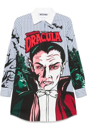Moschino Vestido con estampado Dracula 2010