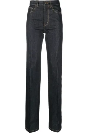 Saint Laurent Jeans rectos con bolsillos