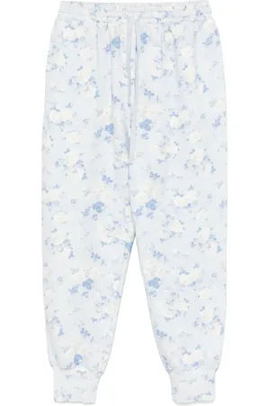 LOVESHACKFANCY Pantalones de chándal con estampado floral