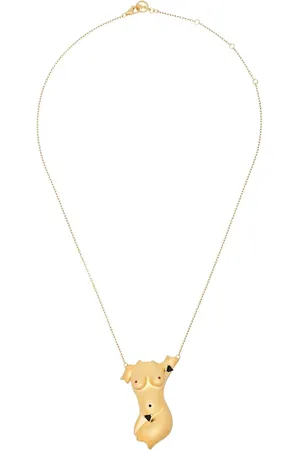 Anissa Kermiche Pit Power gold-plated sterling silver necklace