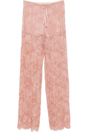 BLUMARINE Pantalones de encaje