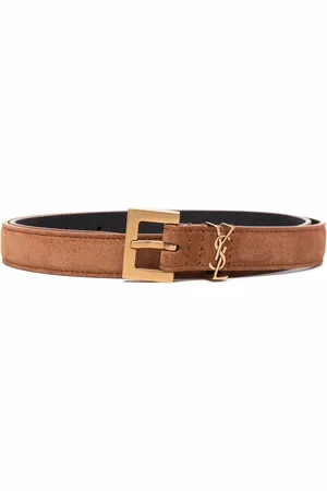 Saint Laurent Cinturón con hebilla cuadrada