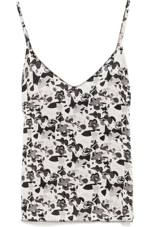 CHANEL Top estilo camisón sin mangas 2005