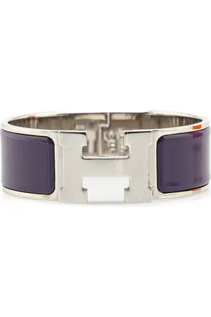 Hermès Pulsera del siglo XX Wide Enamel Clic Clac H Bracelet PM