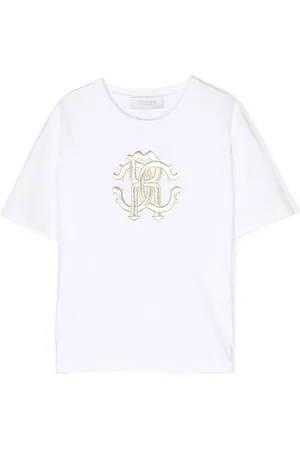 Roberto Cavalli Playera con logo bordado