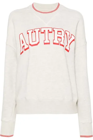 Autry Sudadera con efecto melange y logo estampado