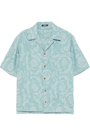 VERSACE Camisa Barocco de tejido cambray