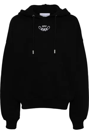 OFF-WHITE Hoodie con bordado de bandana