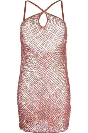 COPERNI Vestido tejido de crochet con lentejuelas