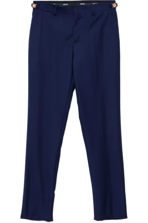 VERSACE Pantalones rectos con pinzas