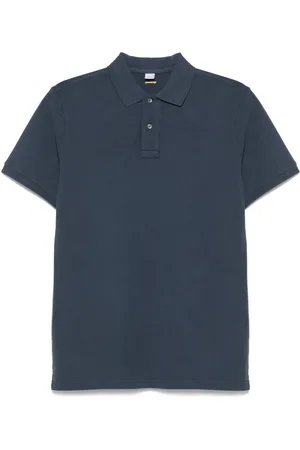 Aspesi Playera tipo polo de piqué con efecto teñido