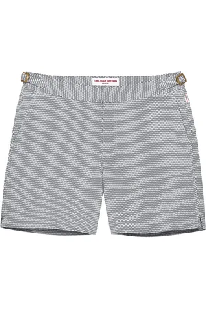 Orlebar Brown Shorts de playa con motivo en jacquard