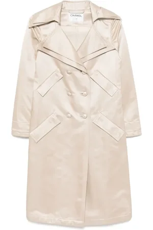 CHANEL Gabardina con botones 1990-2000