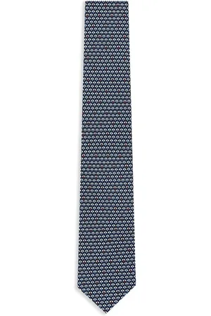 Ermenegildo Zegna Corbata de seda con motivo en jacquard