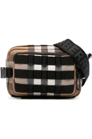 Burberry Bolsa crossbody con cuadros estampados