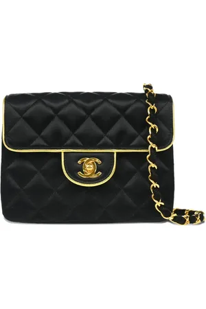 CHANEL Bolso de hombro Classic Square Flap mini 1990
