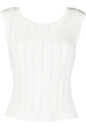 See by Chloé Top sin mangas de tejido calado