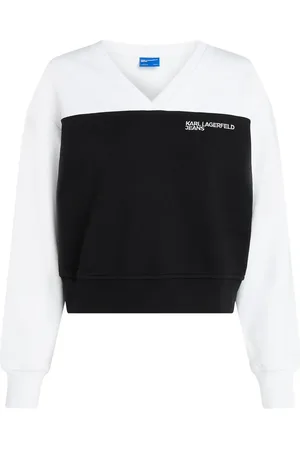 Karl Lagerfeld Sudadera con diseño de dos tonos