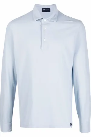 DRUMOHR Playera tipo polo manga larga
