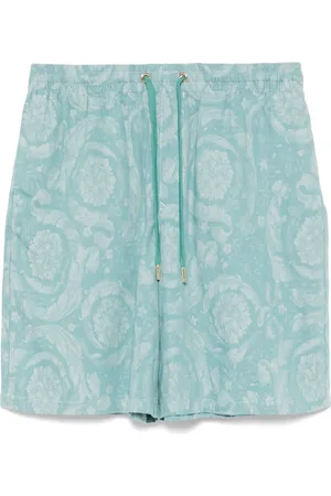VERSACE Pantalones cortos Barocco Chambray