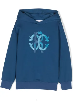 Roberto Cavalli Hoodie con logo bordado